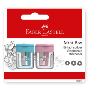 Temperówka pojedyncza z pojemnikiem Faber-Castell 2 szt