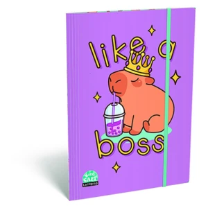Teczka z gumką ICO Lizzy Lollipop Capybara A4