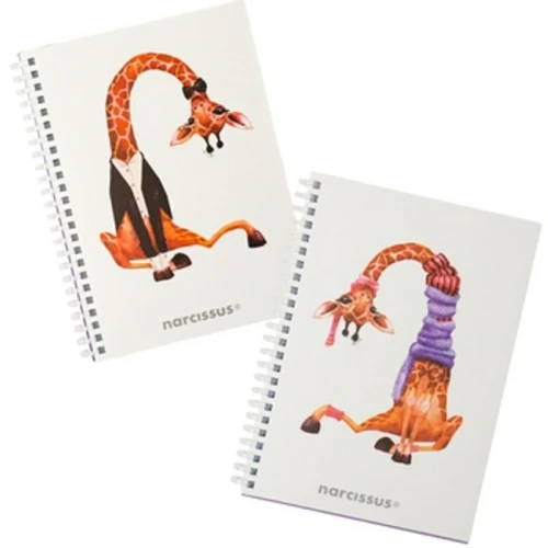 Kołonotatnik SWING Żyrafa A5 80 kartek kratka 80g NARCISSUS 1779185090881-o8zarv.png