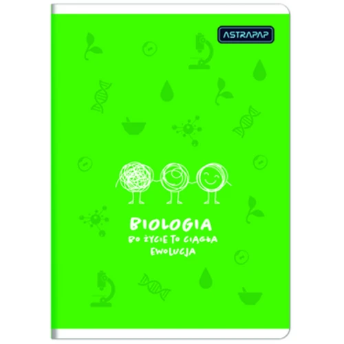 Zeszyt tematyczny ASTRAPAP A5 60 kartek w kratkę BIOLOGIA 1779185139384-4an4ka.png