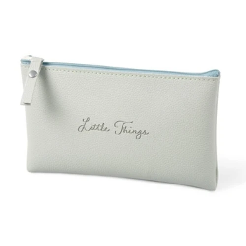 Piórnik saszetka Little things greenish gray 21x8cm 1779185388262-kd1ag.png