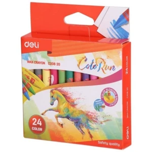 Deli kredki świecowe seria Colorun 24 kolorów