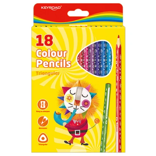 Kredki ołówkowe Keyroad trójkątne 18sztuk mix 1779185591328-4p5tmt.png