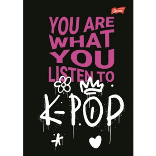 Unipap zeszyt okładka laminowana A5, 60 kartek, linia, lakier miejscowy, K-Pop Vibes 1779185788515-wqa4o.png