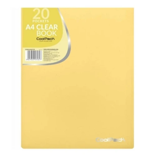 Teczka z 20 koszulkami A4 pastel yellow Coolpack 1779185886212-09c94c.png
