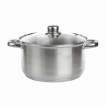 Garnek nierdzewny z pokrywą szklaną 4,7 l 22cm Altom Design