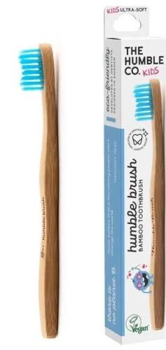 Szczoteczka do zębów dla dzieci, bambusowa ultra soft niebieska 14.5cm 6658_1_11254771.jpg