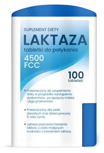 Laktaza 100 tabletek 7040_1_13933860.jpg