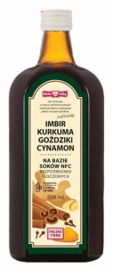 Napój NFC Imbir Kurkuma Goździki Cynamon 500 ml