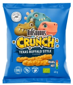 Chrupki kukurydziane Crunch o smaku texas buffalo BEZGL. BIO 40 g