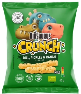 Chrupki kukurydziane Crunch o smaku koperek-pikle-sos ranczerski BEZGL. BIO 40 g