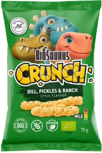Chrupki kukurydziane Crunch o smaku koperek-pikle-sos ranczerski BEZGL. BIO 75 g
