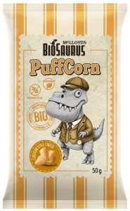 Chrupki kukurydziane Puffcorn o smaku cheddar BEZGL. BIO 50 g