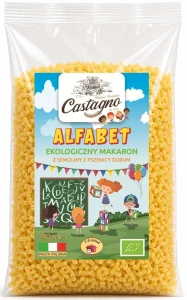 Makaron z pszenicy durum dla dzieci BIO 250 g Alfabet
