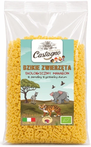 Makaron z pszenicy durum dla dzieci BIO 250 g Dzikie Zwierzęta 7154_1_14534248.jpg