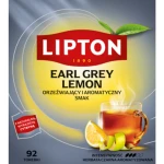 Lipton Earl Grey Lemon herbata czarna (92 torebki)