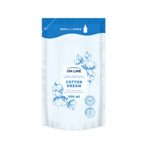 ON LINE Refill Kremowe mydlo 2w1 Cotton Dream 500ml 1787573295053-2lo42m.png