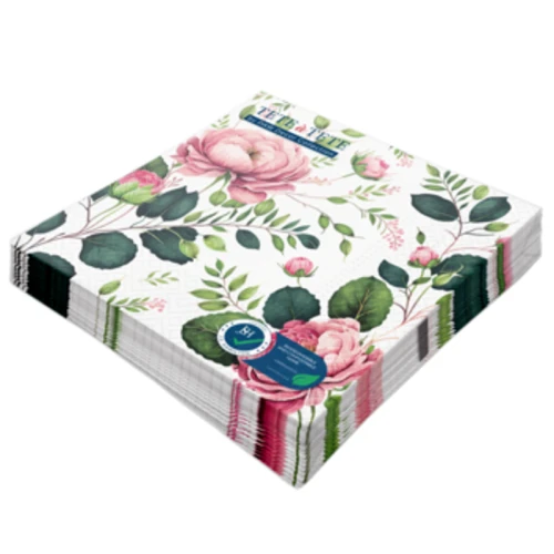TETE a TETE Serwetki 3 ply 1/4 Lunch 33 cm x 33 cm Noble Roses 20 szt. 1787573296588-ro78fk.png
