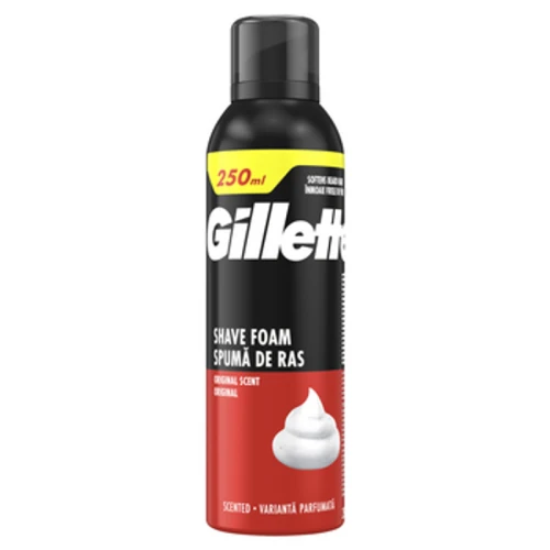 Gillette Classic Pianka do golenia o zapachu Original, szybkie i łatwe golenie, 250 ml 1787573300020-99ocaw.png