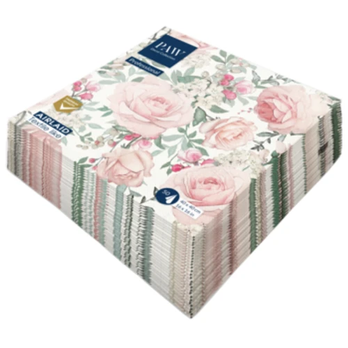 Serwetki PAW Professional Dinner Gorgeous Roses 1-warstowe 40x40cm składane 1/4 1787573315802-yvri6g.png