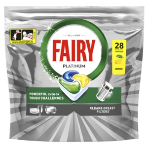 Fairy Platinum Tabletki Do Zmywarki, Cytryna, 28 Kapsułki