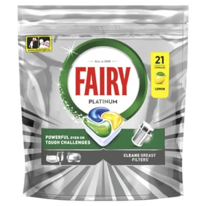 Fairy Platinum Tabletki Do Zmywarki, Cytryna, 21 Kapsułki