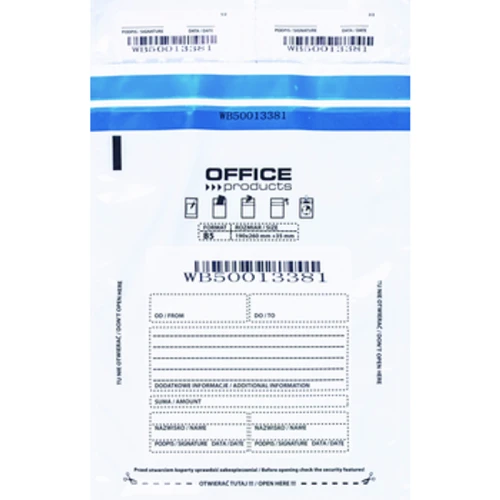 Koperta bezpieczna OFFICE PRODUCTS B5 190x260mm 50sztuk biała 1787573480711-mb8r58.png