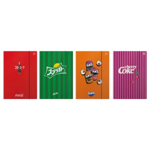 Teczka z gumką Mat UV Coca Cola