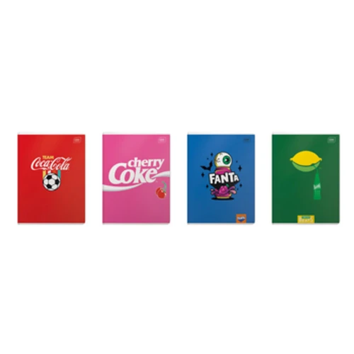 Zeszyt A5 32 kartki w kolorową trzylinie Mat UV Coca Cola 1787573495150-s8w9i7.png