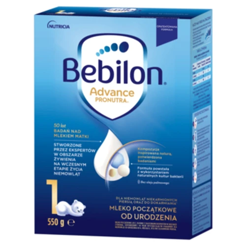 Bebilon 1 Advance Pronutra Mleko początkowe od urodzenia 550 g 1787573662465-mo1q6.png
