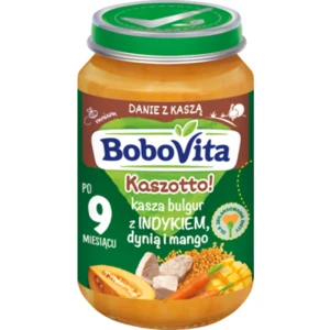 BoboVita Kaszotto! Kasza bulgur z indykiem dynią i mango po 9 miesiącu 190 g
