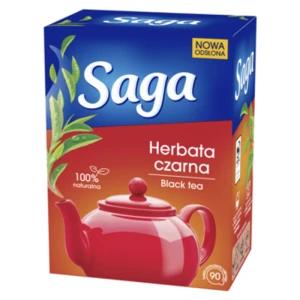 Saga Herbata czarna 90 tb 126 g