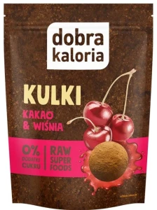 Kulki daktylowe kakao & wiśnia bez dodatku cukru 58g