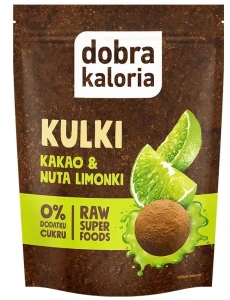 Kulki daktylowe kakao & limonka bez dodatku cukru 65g