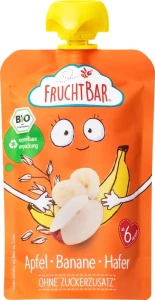 Mus jabłko, banan, owies BIO 100 g