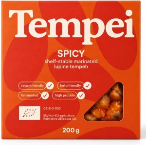 Tempeh z łubinu marynowany pikantny BIO 200 g