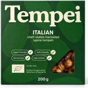 Tempeh z łubinu marynowany w stylu włoskim BIO 200 g