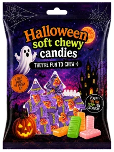 Halloween Cukierki do żucia o smakach owocowych 300 g