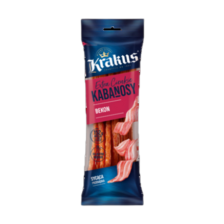 Kabanosy z bekonem Krakus 95 g Kabanosy z bekonem Krakus 95g