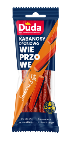 Kabanosy drobiowo-wieprzowe Duda 95g