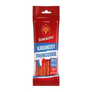 Kabanosy francuskie Gold Sokołów 100 g