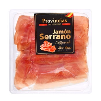Szynka serrano mierzwiona Provincias de Espana 100 g Provincias_de_Espana_Szynka_serrano_mierzwiona_100g_Provincias_de_Espana_47889266_0_350_350.jpg