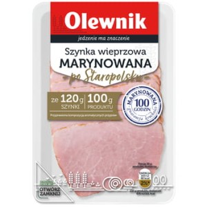 Szynka Wieprzowa Marynowana Po Staropolsku 90 g Olewnik