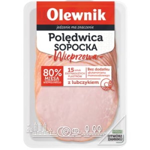 Polędwica sopocka wieprzowa plastry Olewnik 200 g