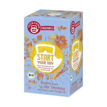 Teekanne Bio Start Your Day 20 x 1.80 g 80c3557859c4853452c5015a0fabeb4a