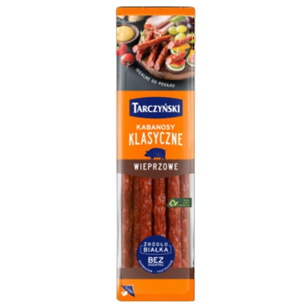 Kabanos Klasyczny Wieprzowy 300 g Tarczyński Kabanos Klasyczny Wieprzowy 300 G Tarczyński