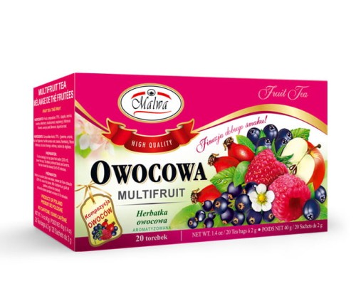 Malwa Herbata owocowa Owocowa 20x2 g 534ca9aa7a7394461ecbe1525e4609cb