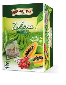 Big-Active - Herbata Zielona Z Papają I Jagodami Goji 20Tb X 1,7 g