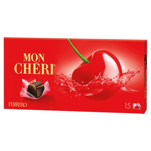Mon Cheri Mon Chéri Pralinki z czekolady z czereśnią w likierze 157,5 g f0b351d60d86b83ba824741e2988573f