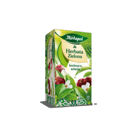 Herbapol Herbata zielona kwitnąca wiśnia 34 g 20 x 1,7 g Herbapol Herbata zielona kwitnąca wiśnia 34 g 20 x 1.7 g